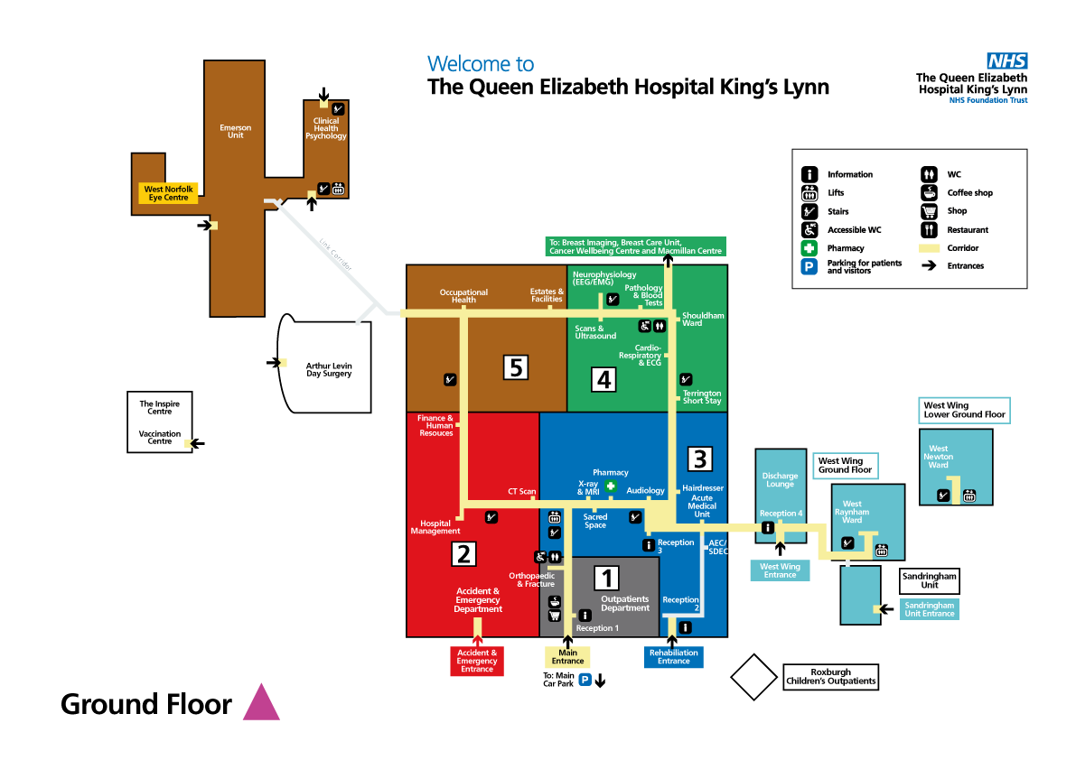 Full site hospital map